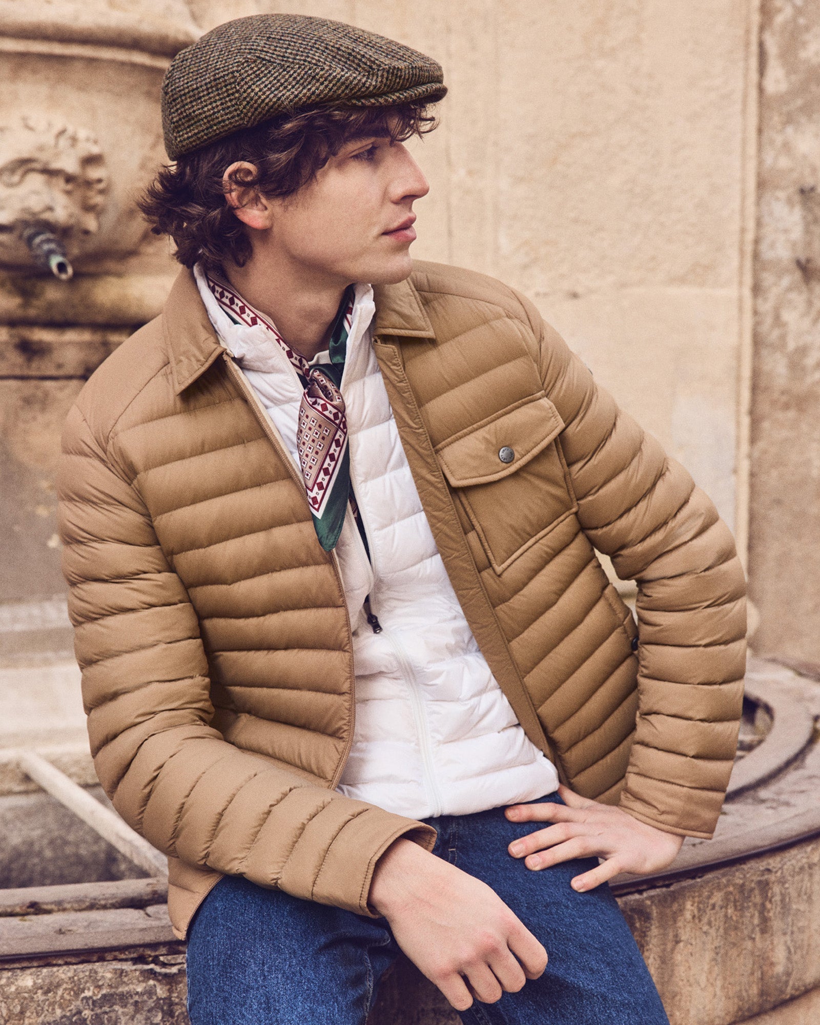 Doudoune surchemise légère Fauve Dane