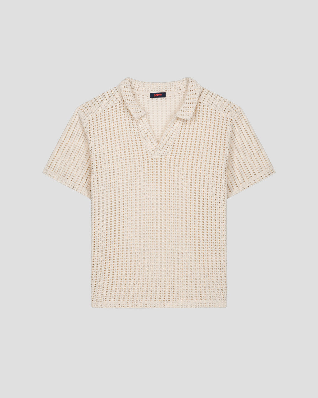 Polo en maille de coton Naturel Bruno