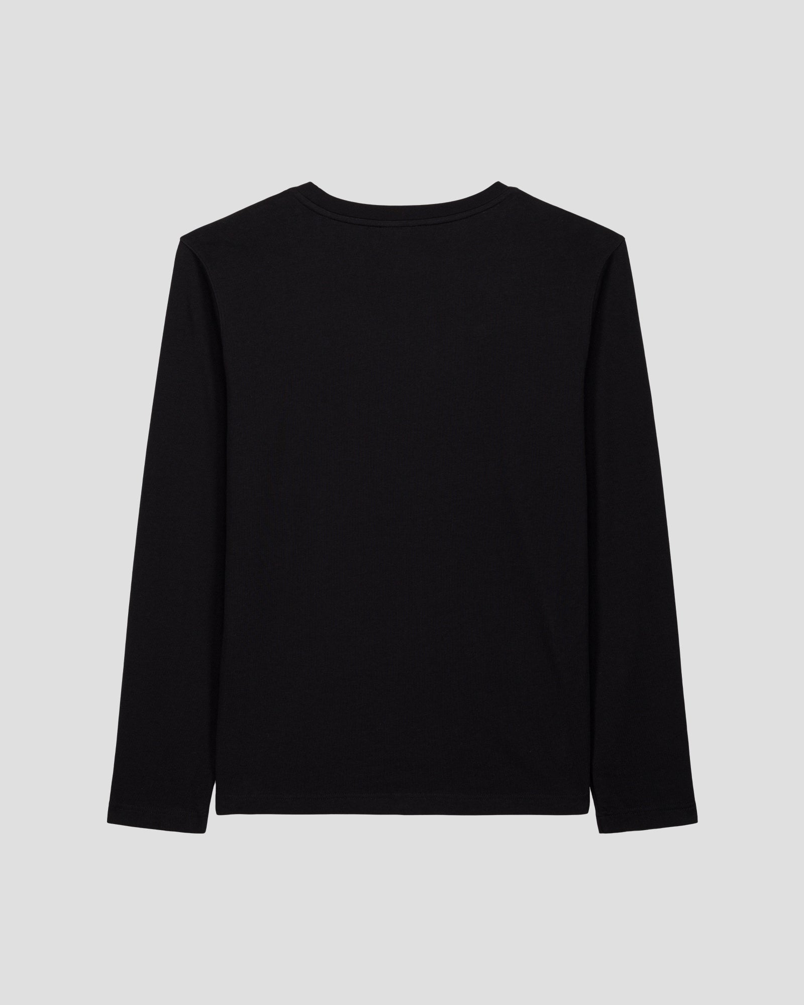 T-Shirt à col rond Noir Emilio