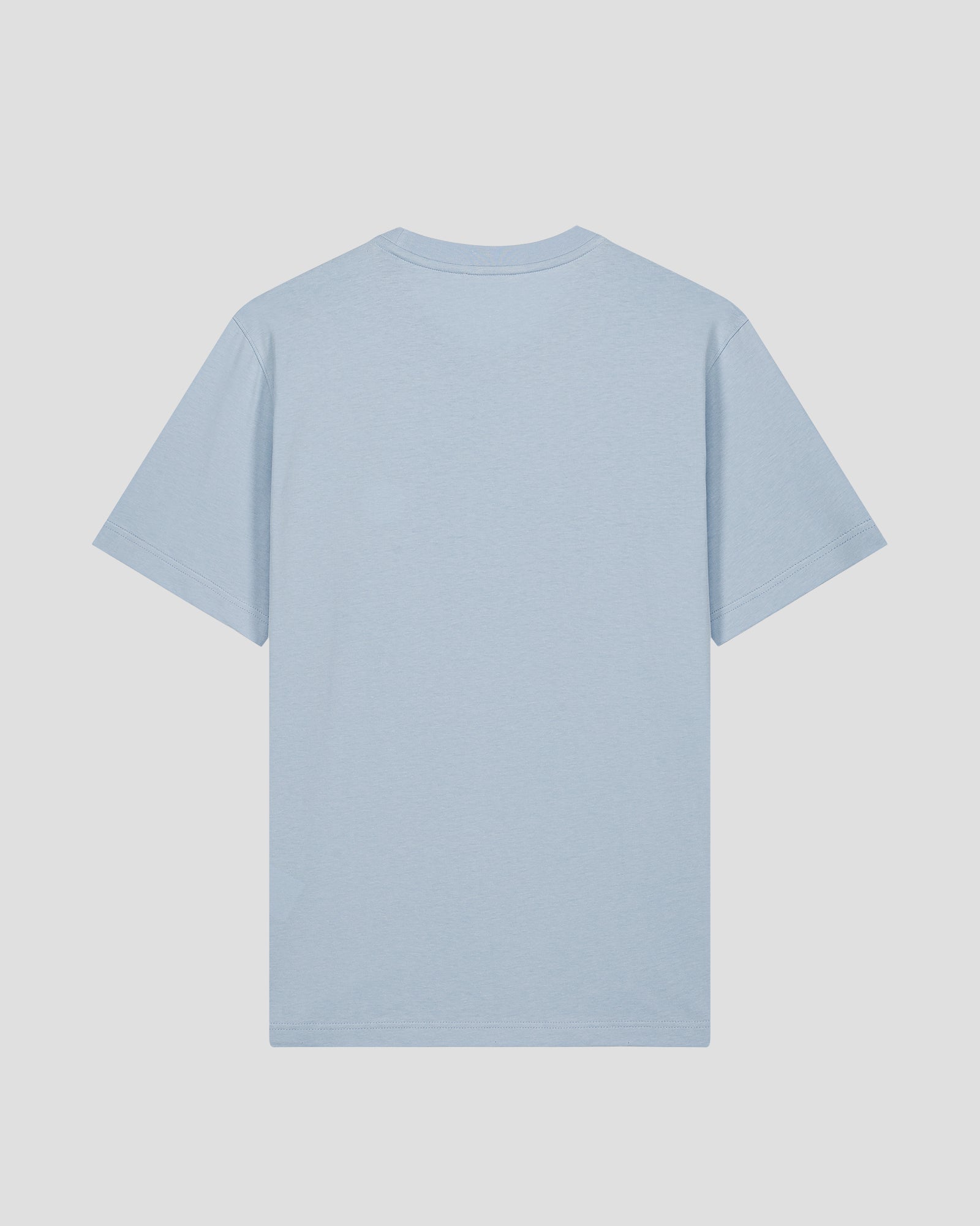 T-shirt à col rond homme en coton Cendre marine Pedro