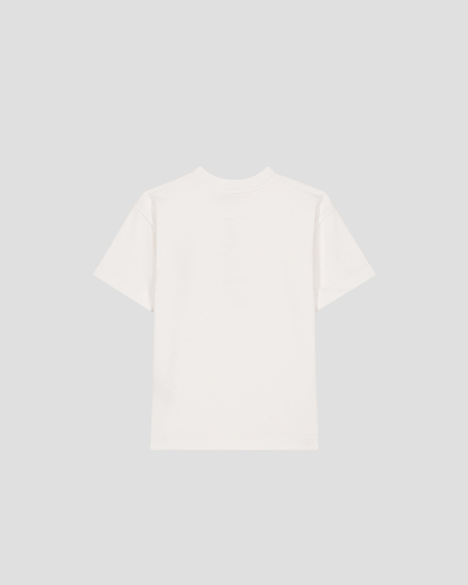 T-shirt enfant col rond Blanc Yuan