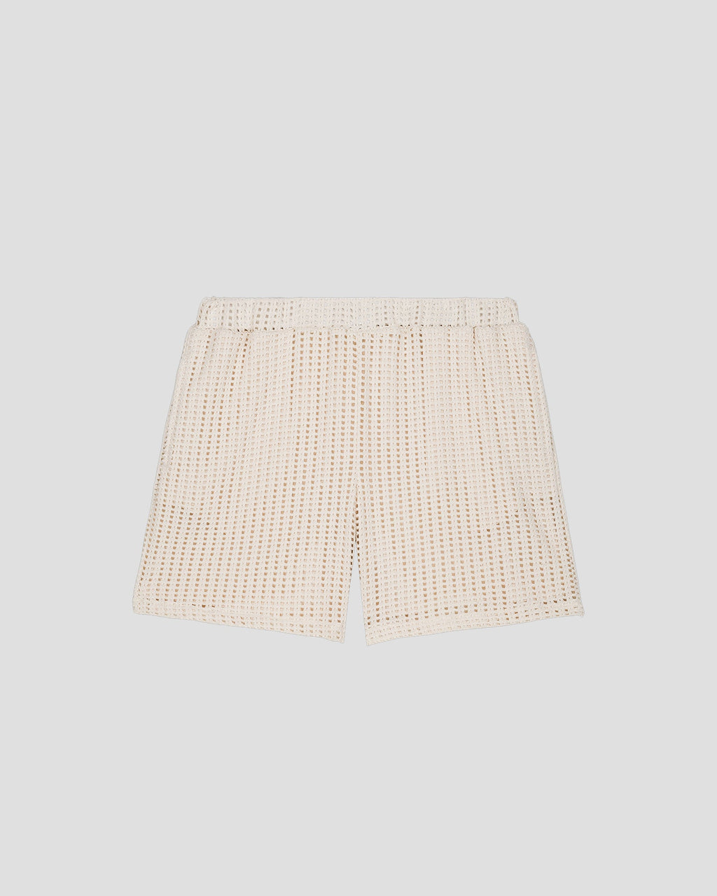Short en maille de coton Naturel Vittorio