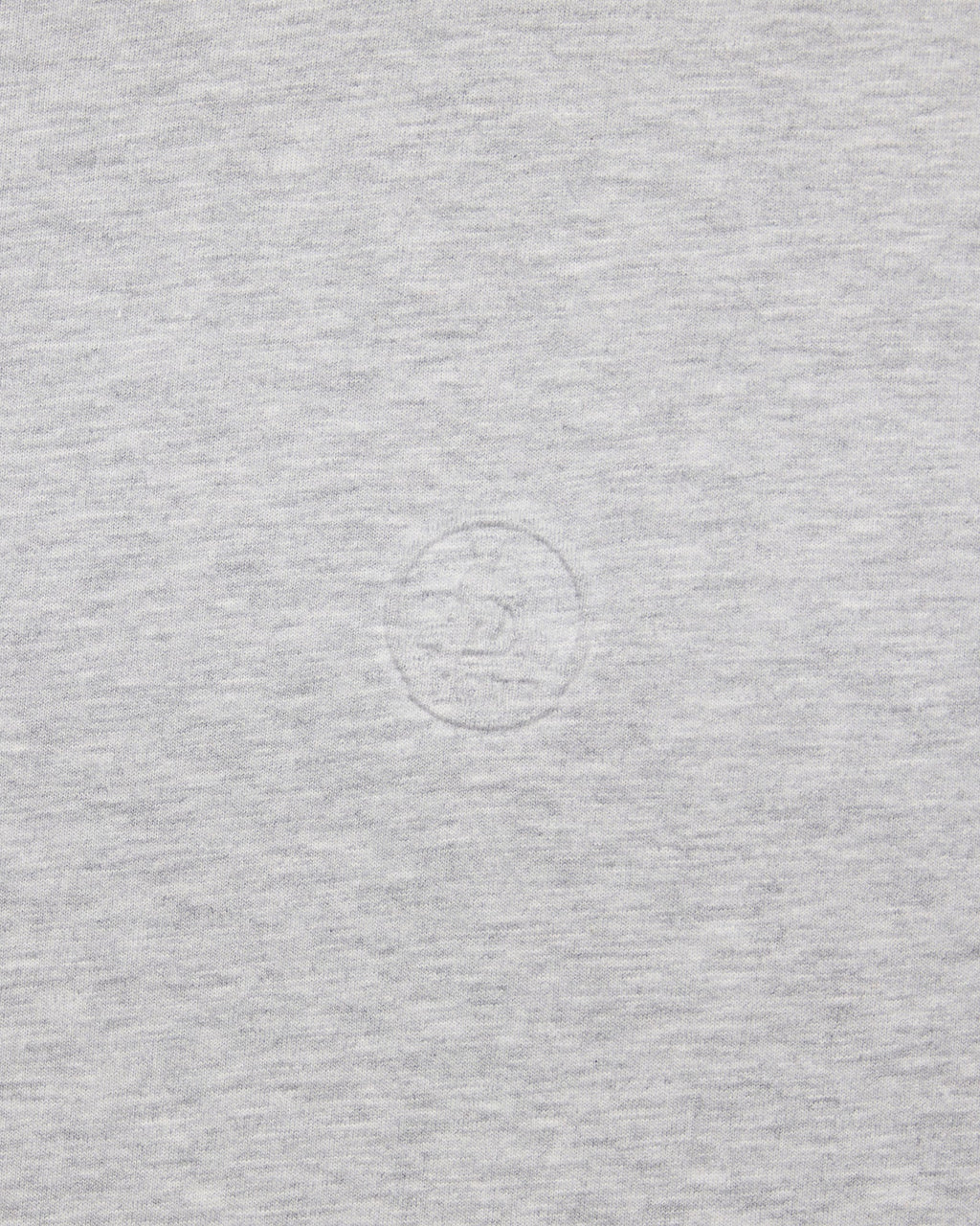 T-shirt col rond femme en coton Gris chiné Angel