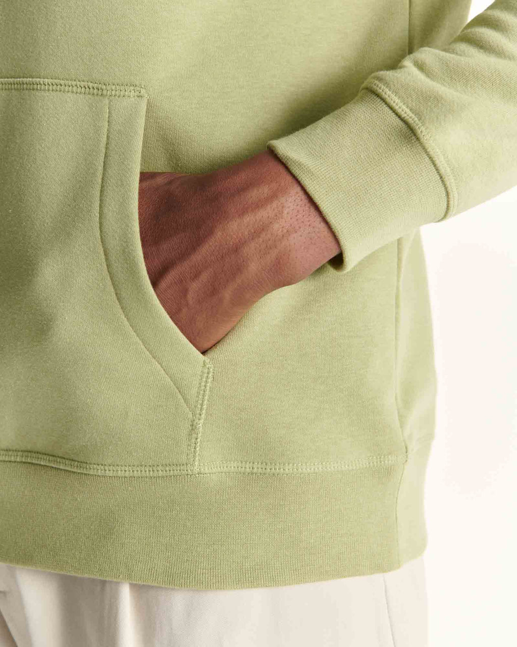 Sweat à capuche en coton biologique Lichen Mataro