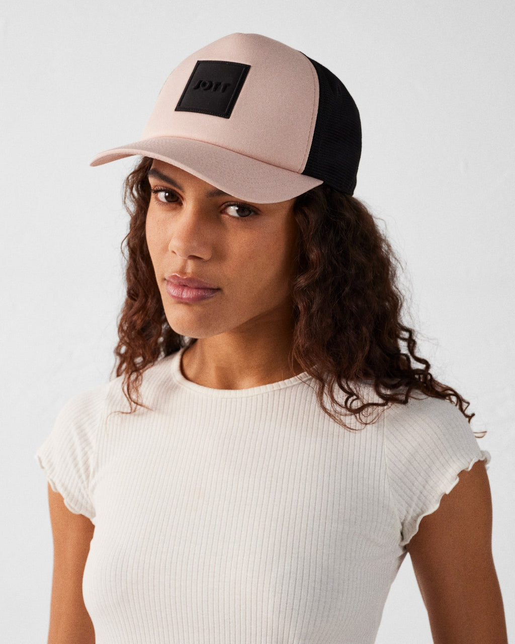 Casquette à filet Pêche clair Jaska