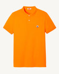 Polo homme en coton biologique Abricot Marbella