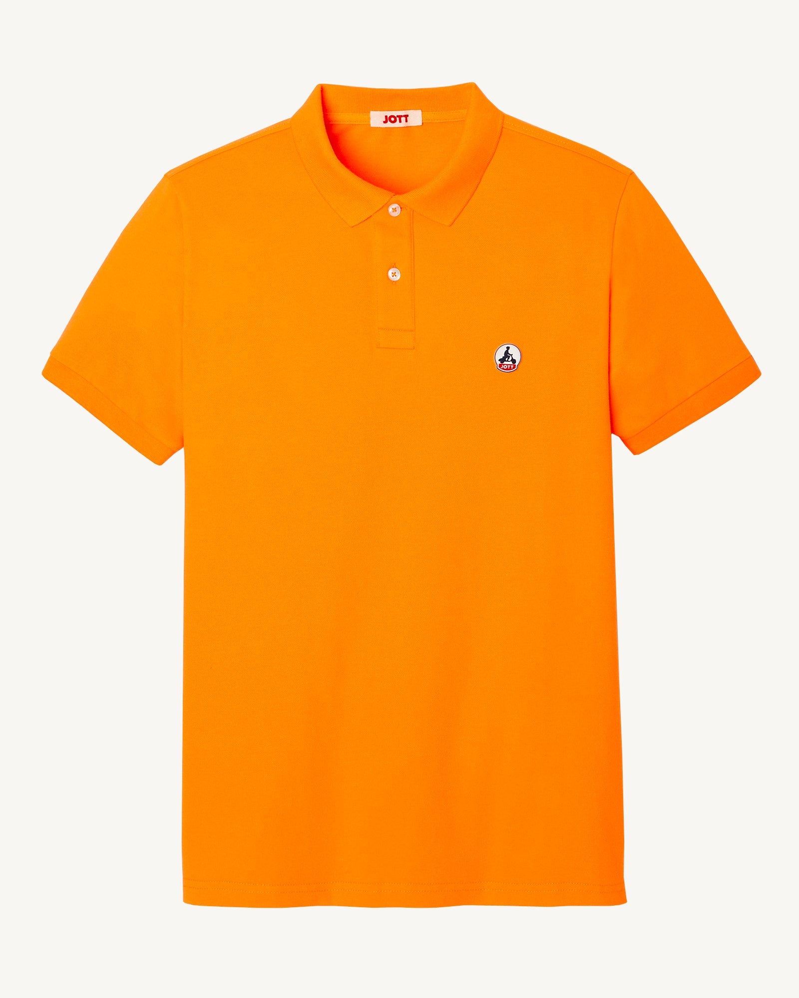 Polo homme en coton biologique Abricot Marbella