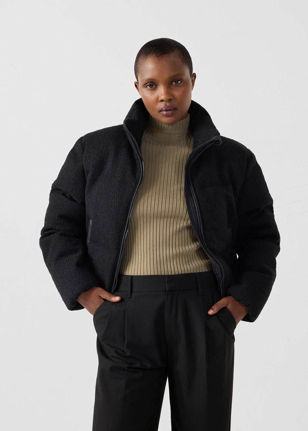 Veste Grand Froid esprit puffer Noir Akira