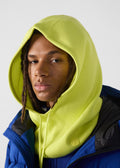 Cagoule en maille Jaune elexir Combe