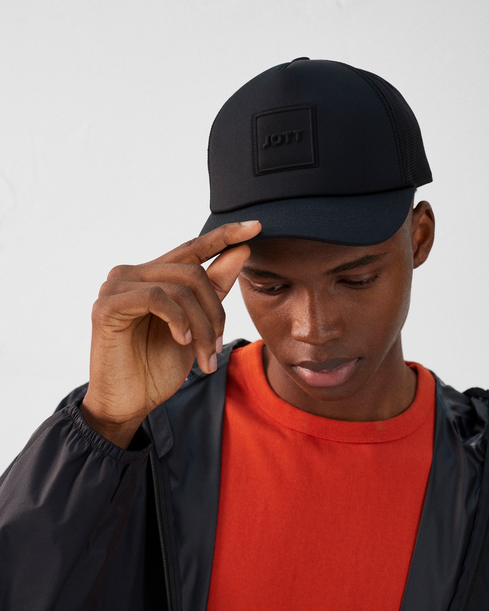 Casquette à filet Noir Jaska