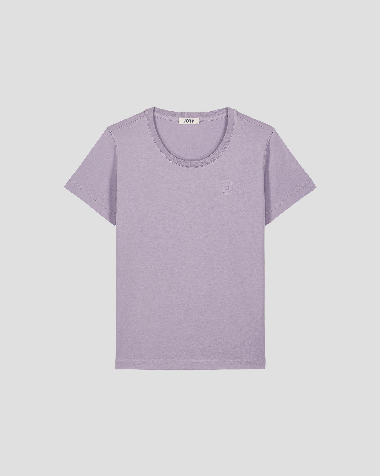 T-shirt à col rond femme en coton Encens violet Angel 2.0
