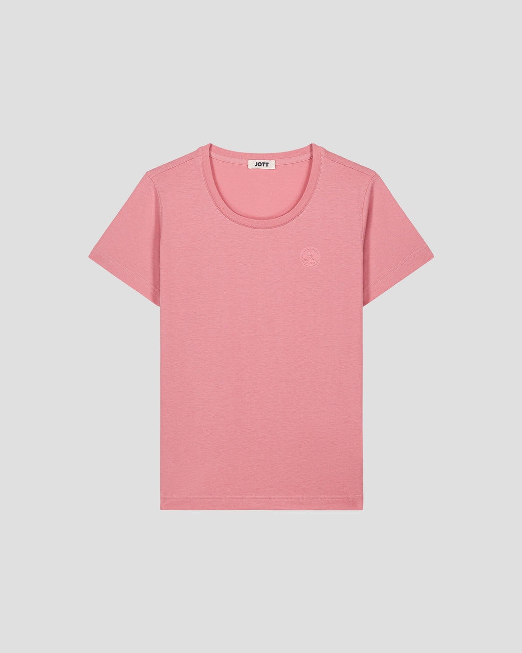 T-shirt à col rond femme en coton Pink antique Angel 2.0