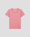 T-shirt à col rond femme en coton Pink antique Angel 2.0