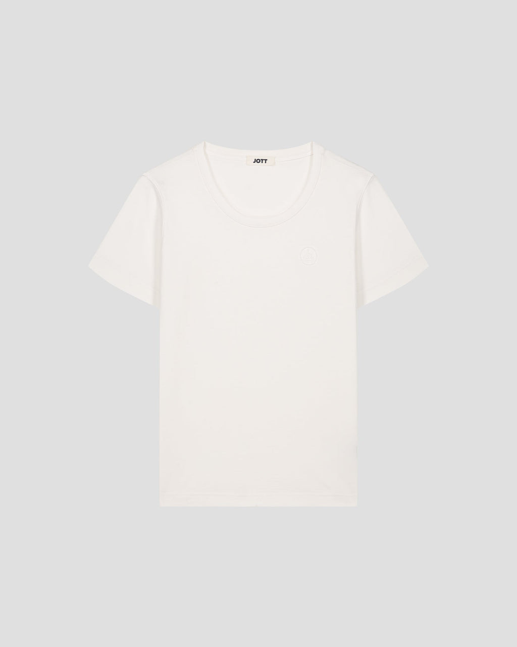 T-shirt à col rond femme en coton Blanc Angel 2.0