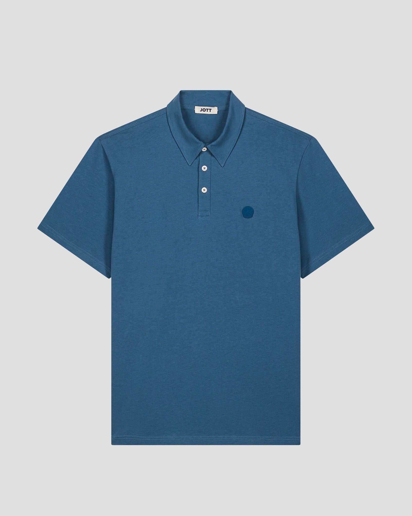 Polo manches courtes Bleu jeans Dario