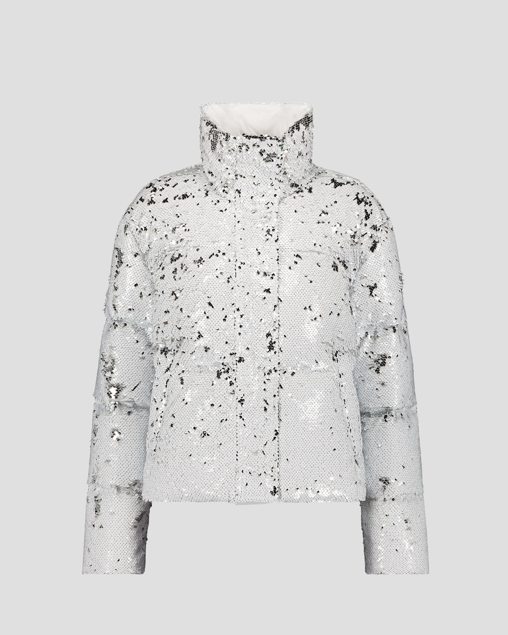 Veste à sequins Blanc/argent Isadora