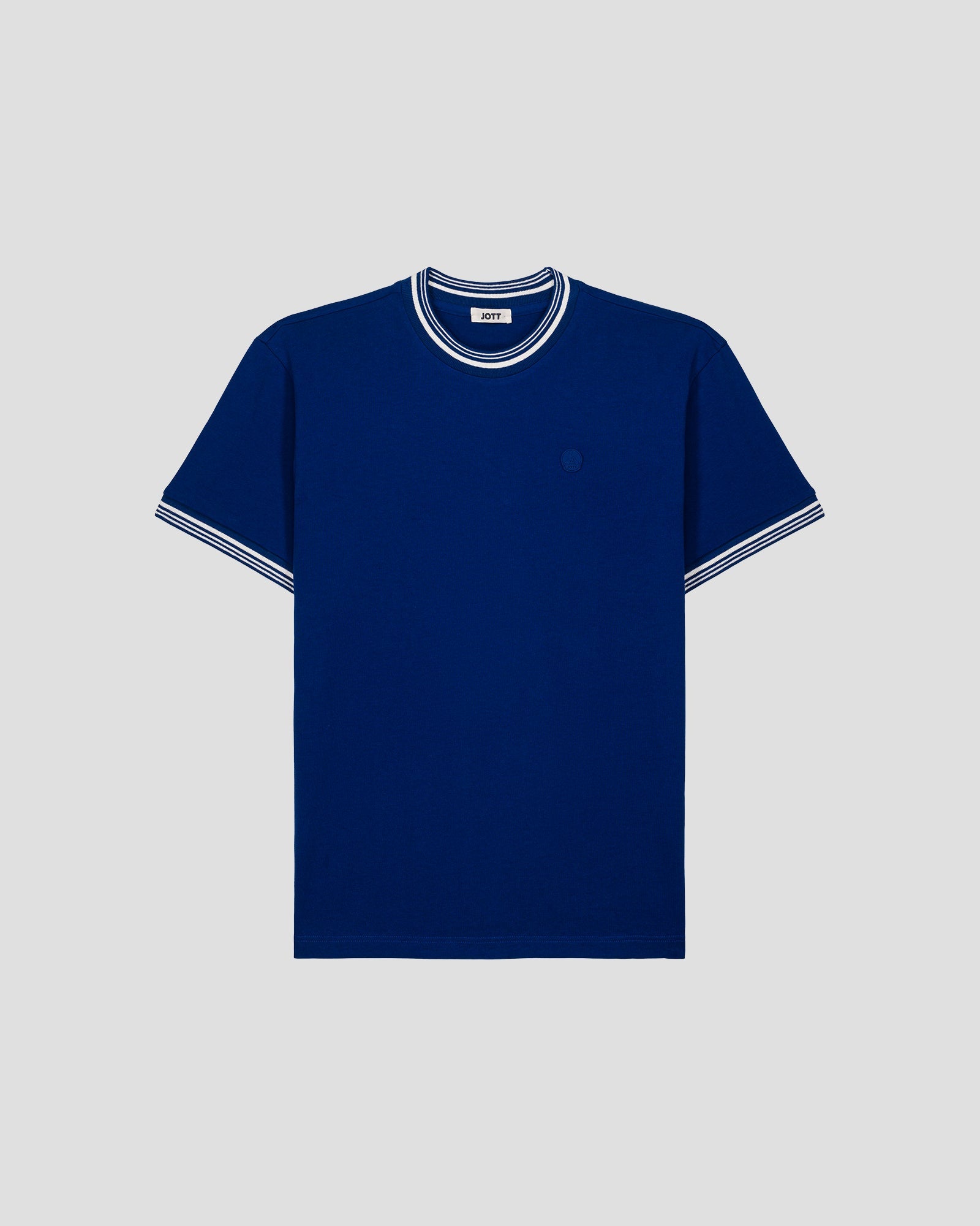 T-shirt col rond mixte Bleu cobalt Ley