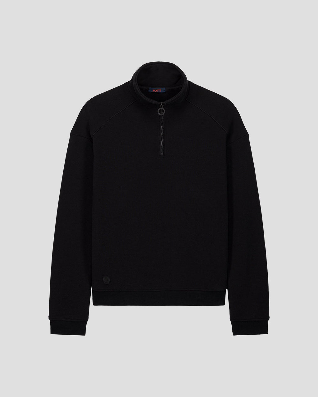 Sweatshirt demi-zippé Noir Line