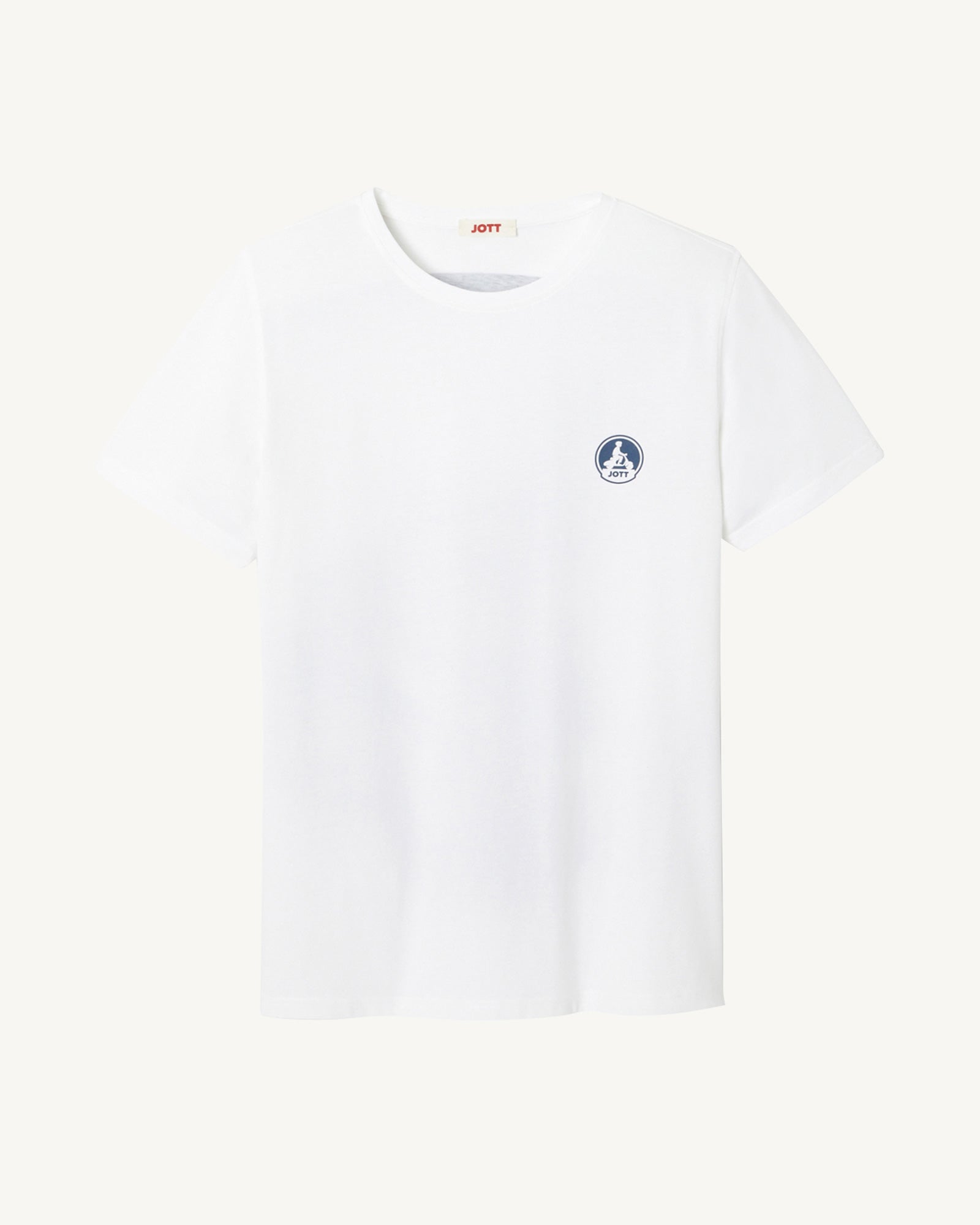 T-shirt mixte en coton biologique Blanc Pietro