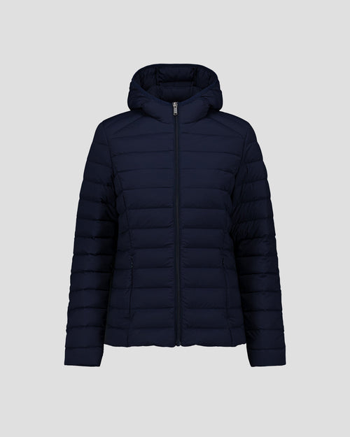 Doudoune à capuche stretch légère Marine Salma