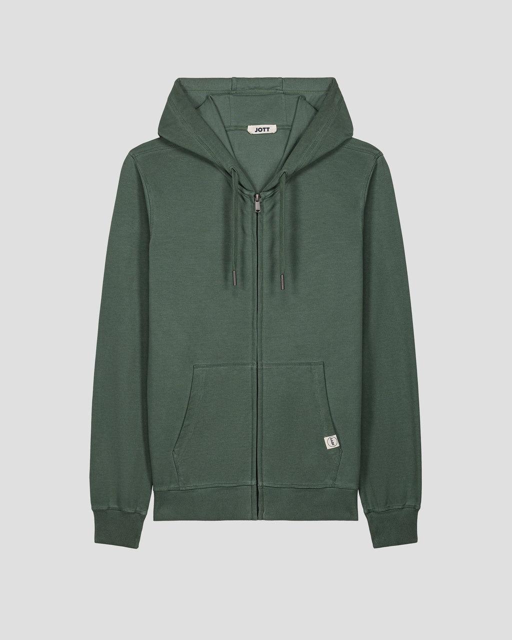 Veste zippée à capuche Vert sauge Sima