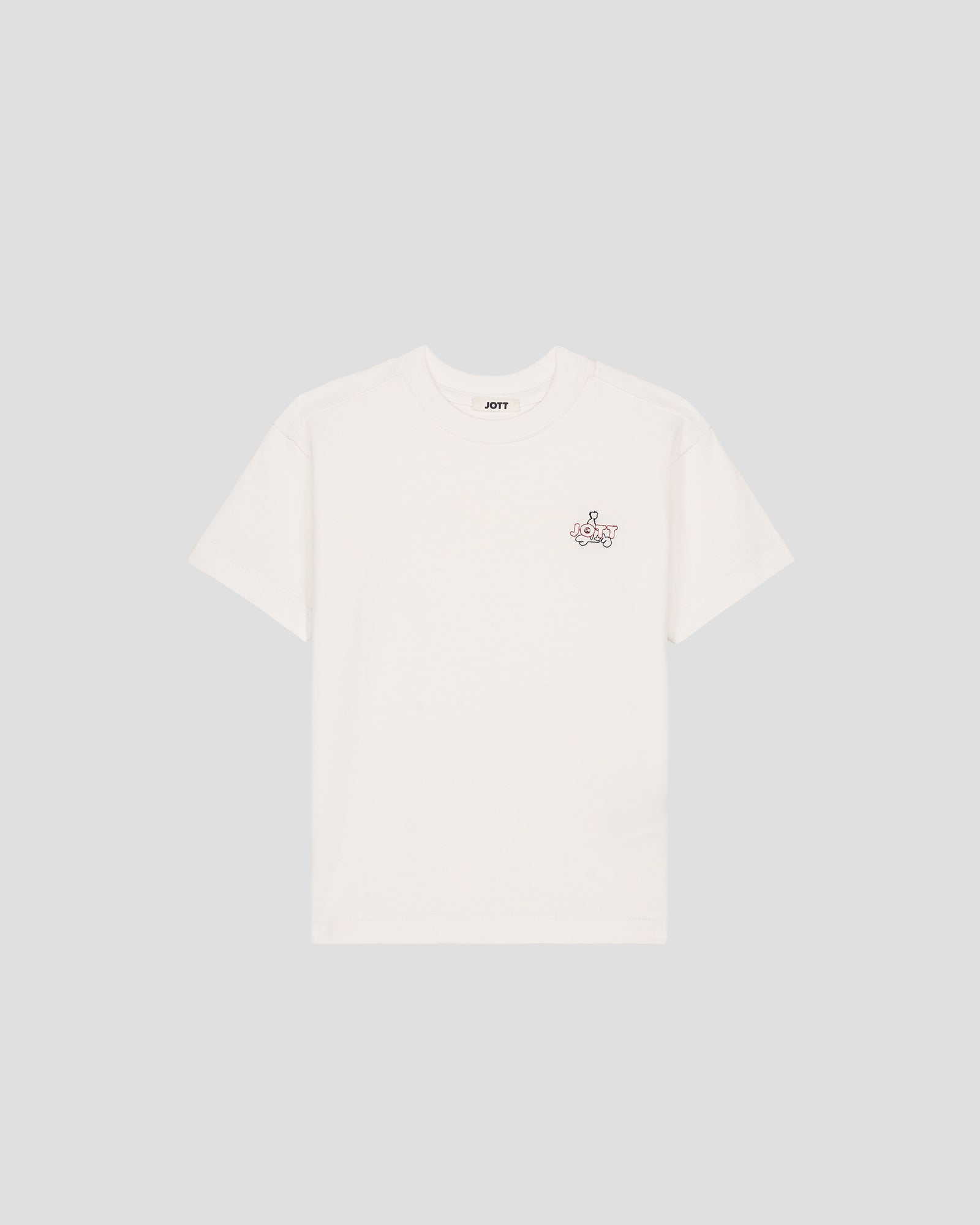 T-shirt enfant col rond Blanc Yuan