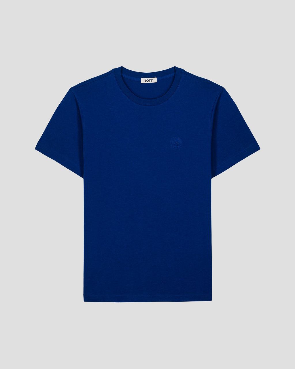 T-shirt à col rond homme en coton Bleu cobalt Pedro