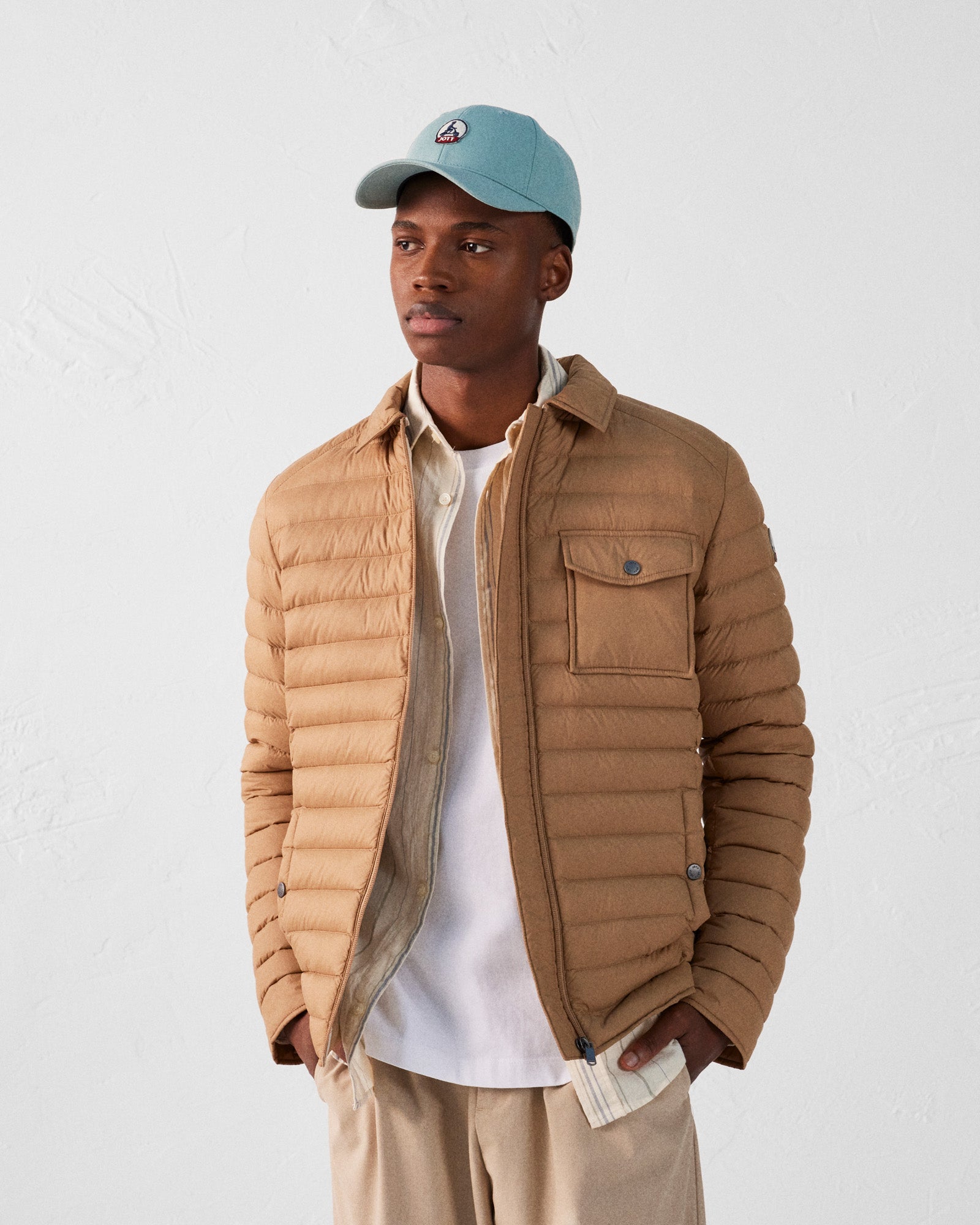 Doudoune surchemise légère Fauve Dane