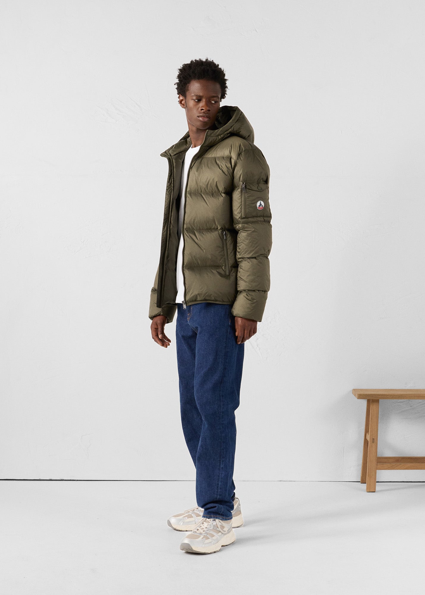 Doudoune à capuche Grand Froid Army Java