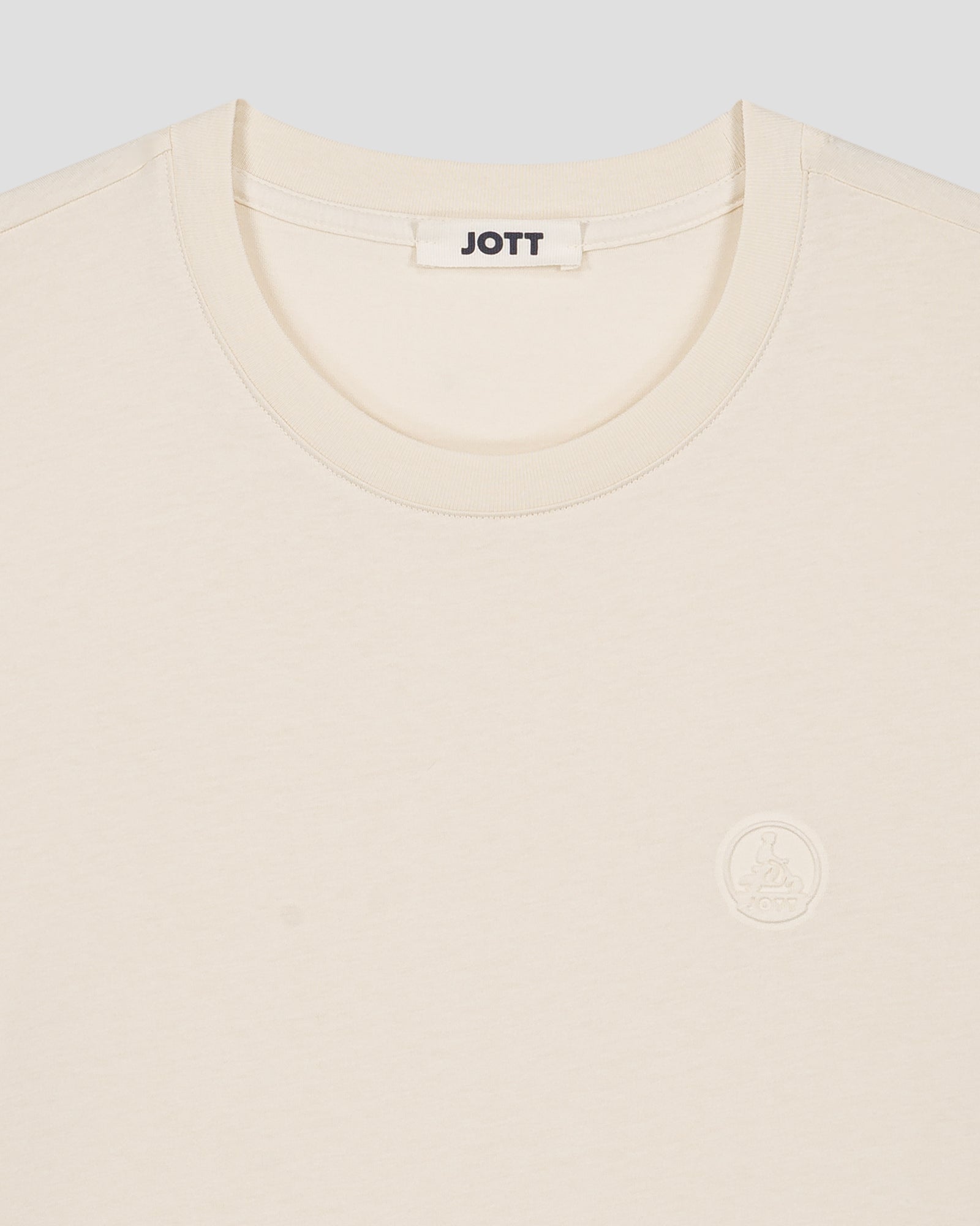 T-shirt à col rond homme en coton Naturel Pedro