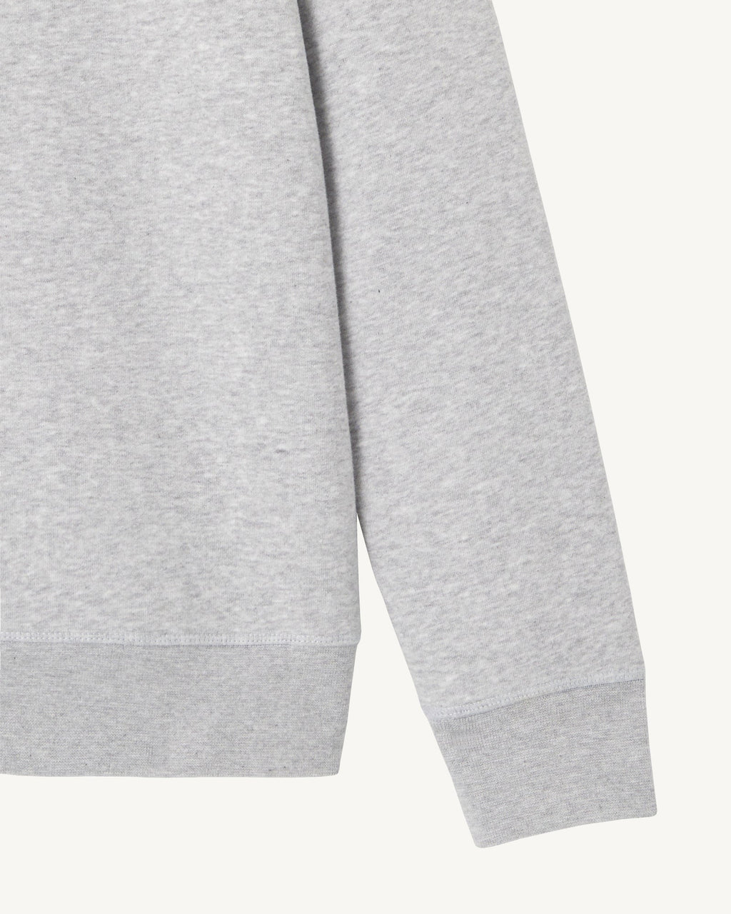 Sweat en coton biologique Gris chiné Elvas