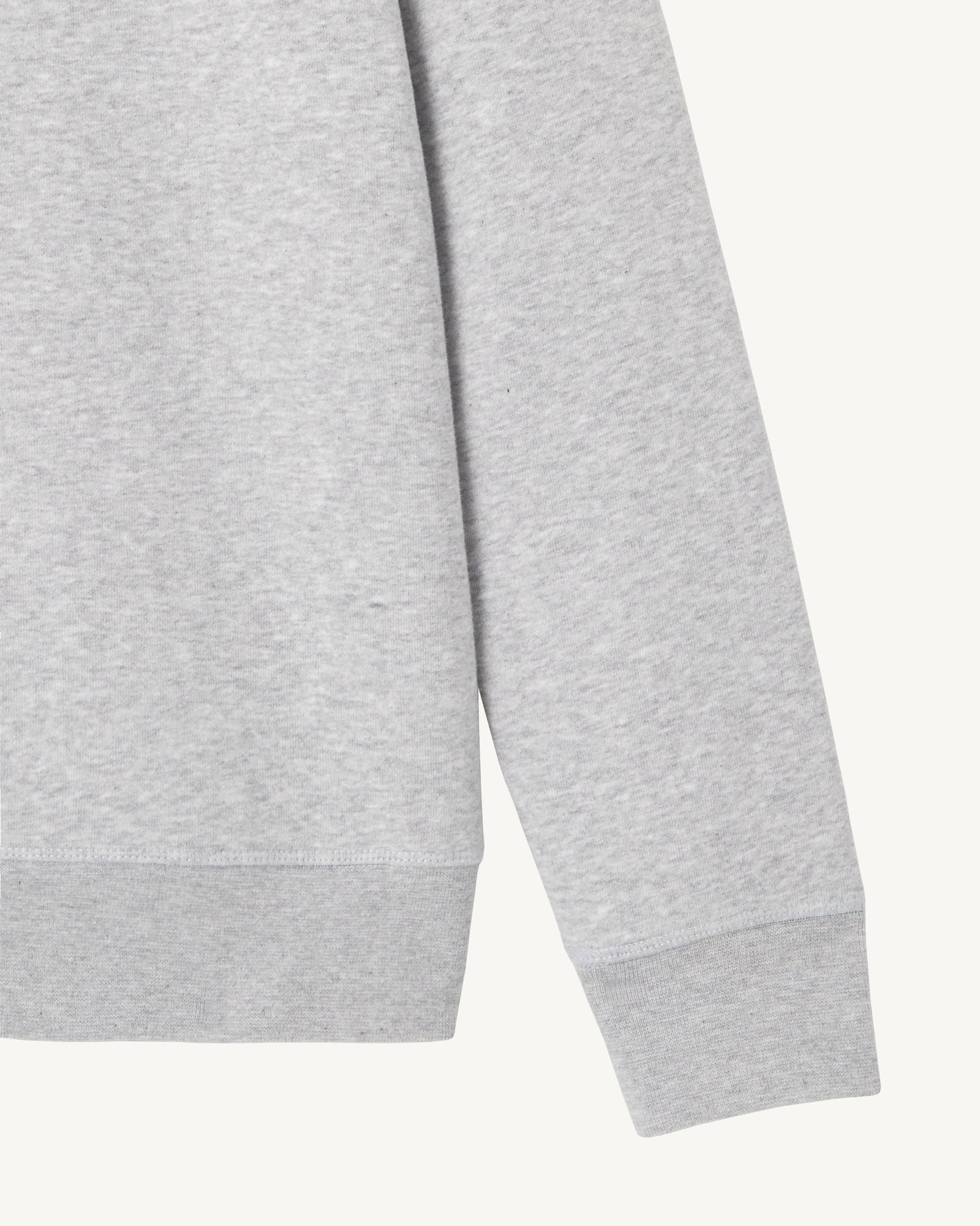 Sweat en coton biologique Gris chiné Elvas