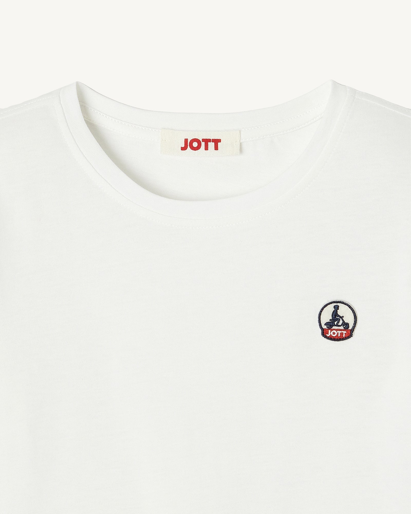 T-shirt enfant en coton biologique col rond Blanc Rio