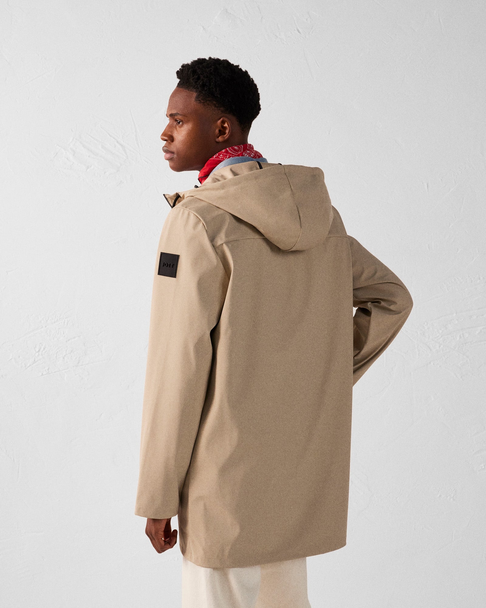 Parka mi-longue légère Beige Chester