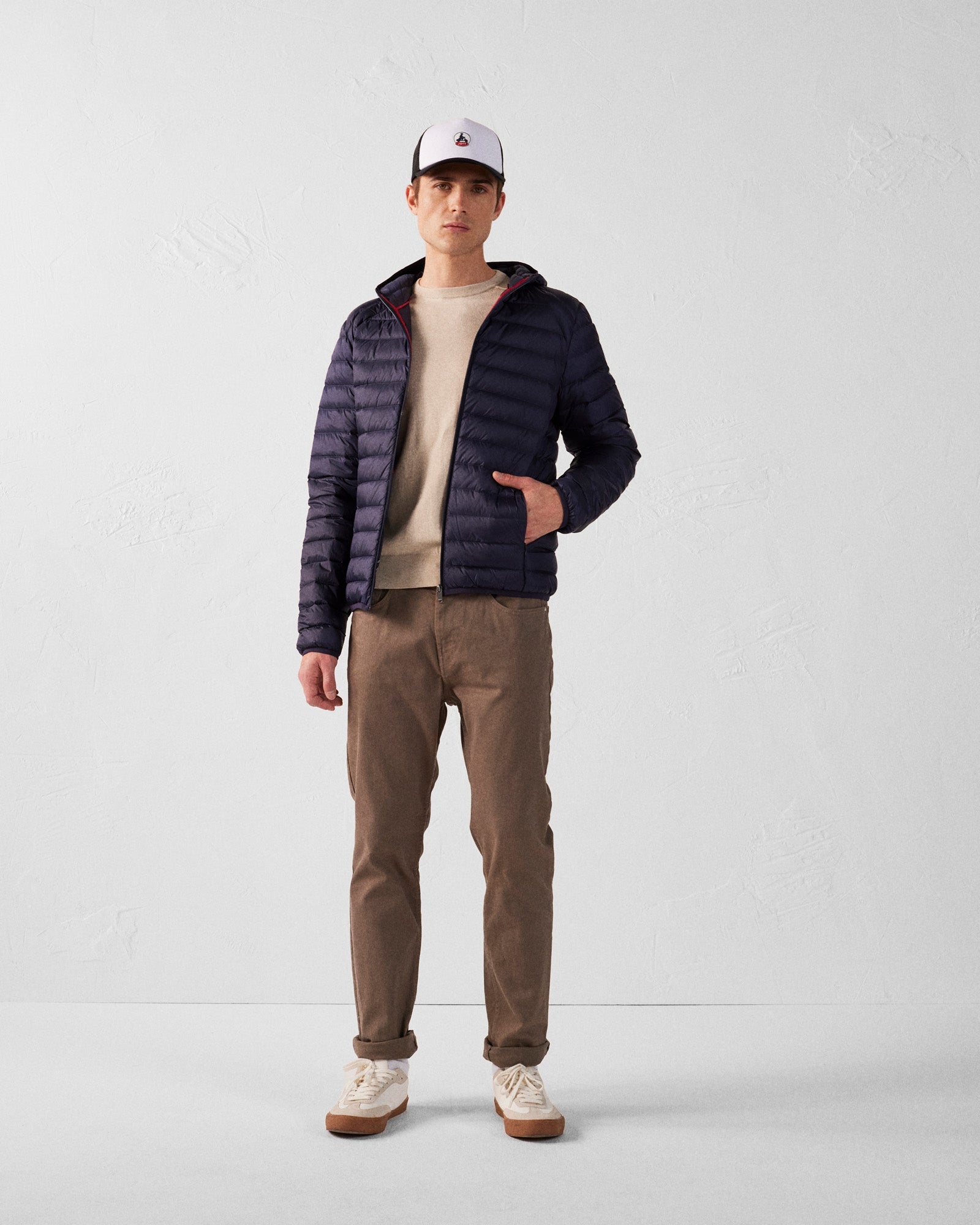 Pull en maille col rond Sable Hadrien