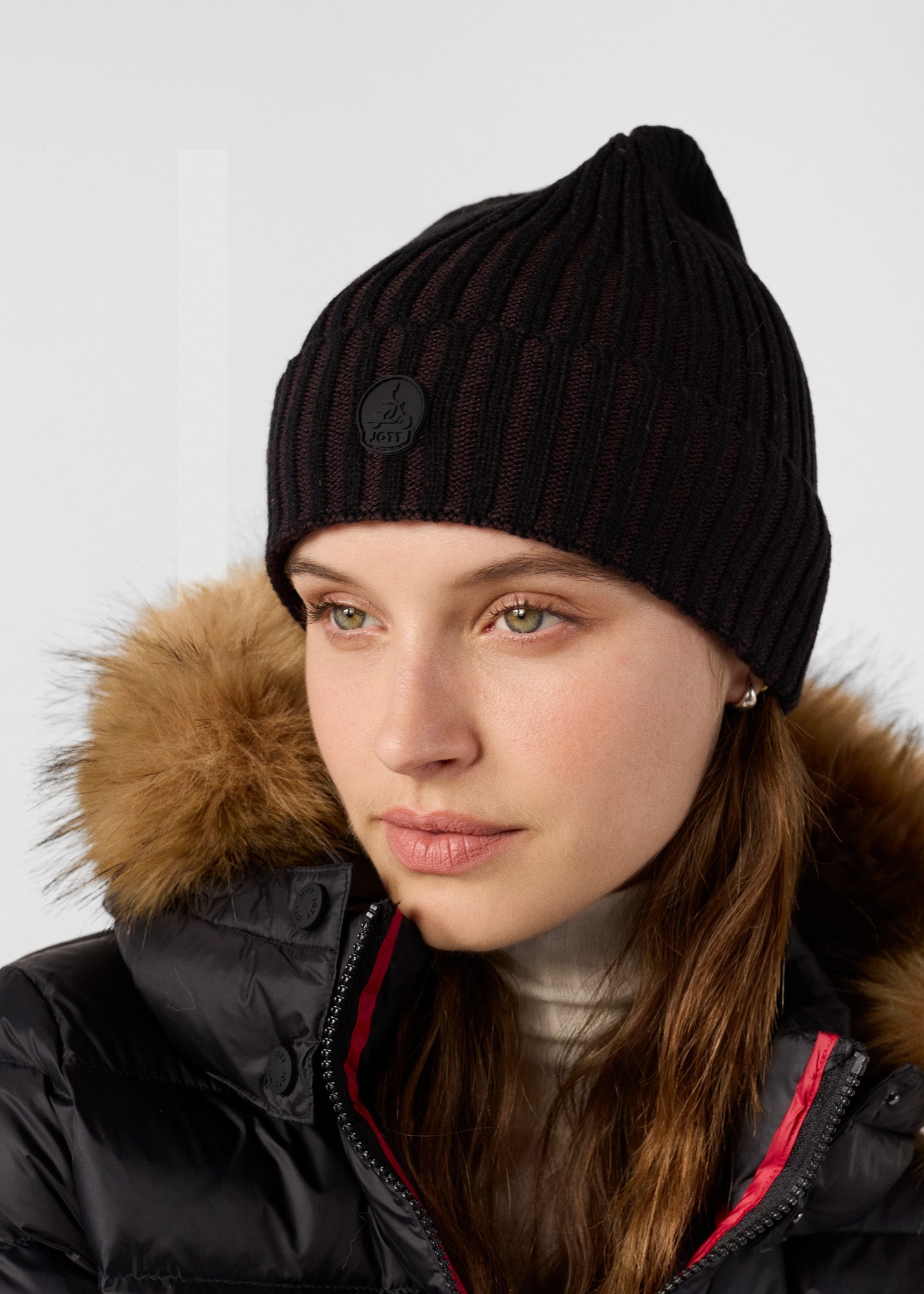 Bonnet bicolore Noir Todd