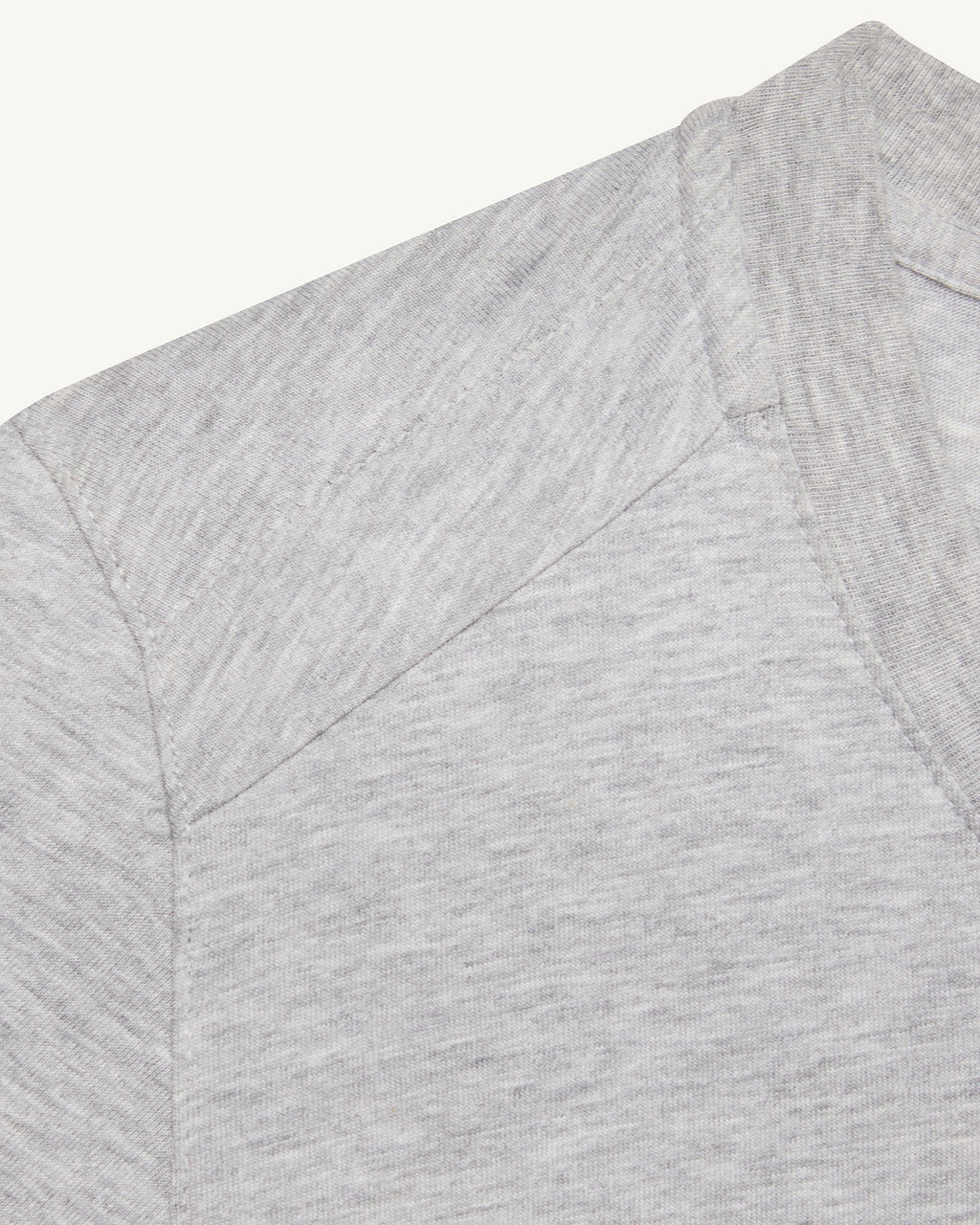 T-shirt col rond femme en coton Gris chiné Angel