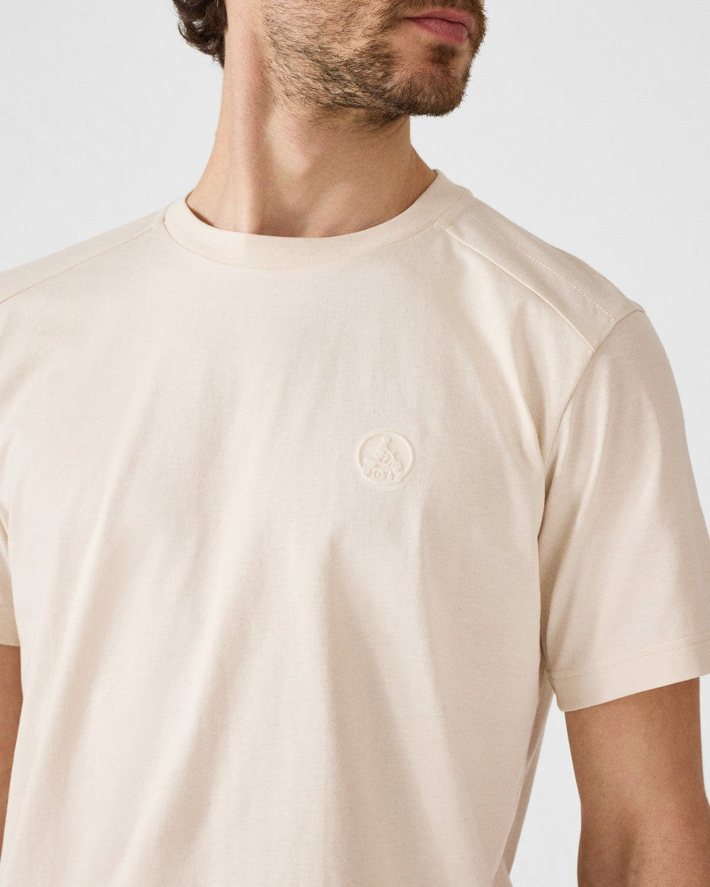 T-shirt col rond en coton Sable Espar