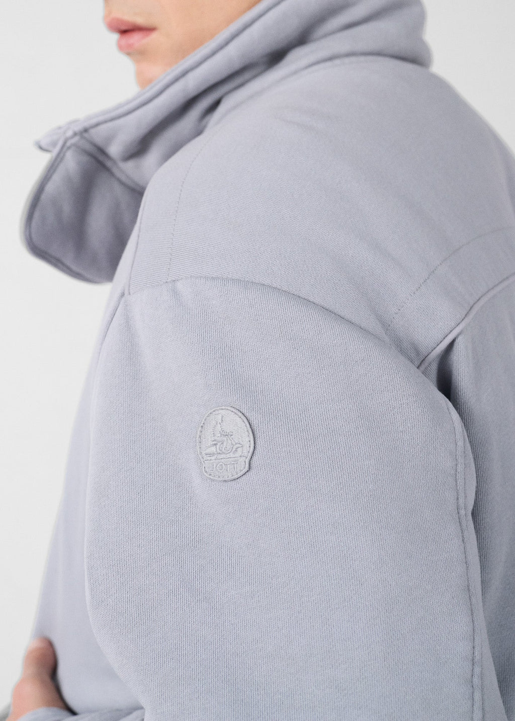 Bomber en jersey Gris souris Hank