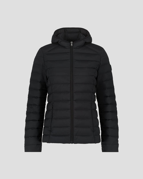 Doudoune à capuche stretch légère Noir Salma