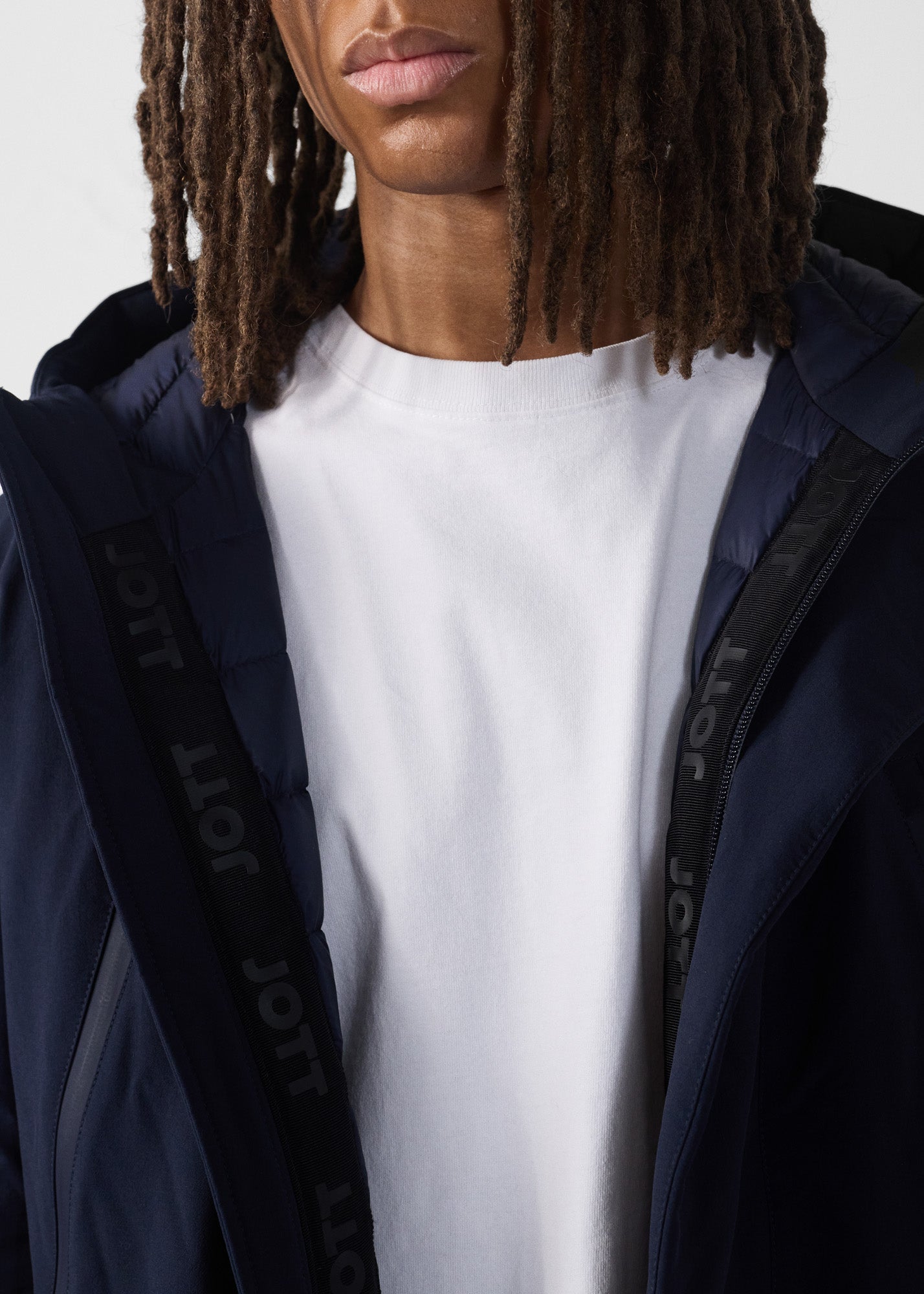 Veste longue à capuche Marine Icefloe