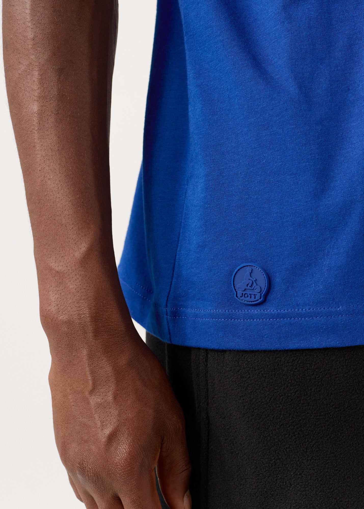 T-Shirt à col rond Bleu cobalt Petro