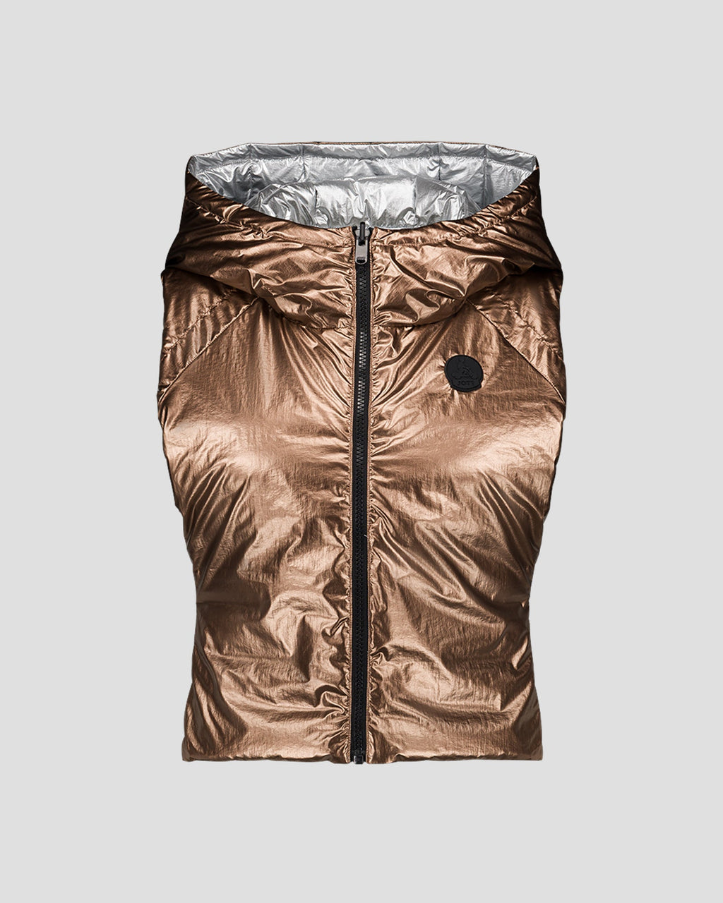 Capuche métallique Argent Alae metallic