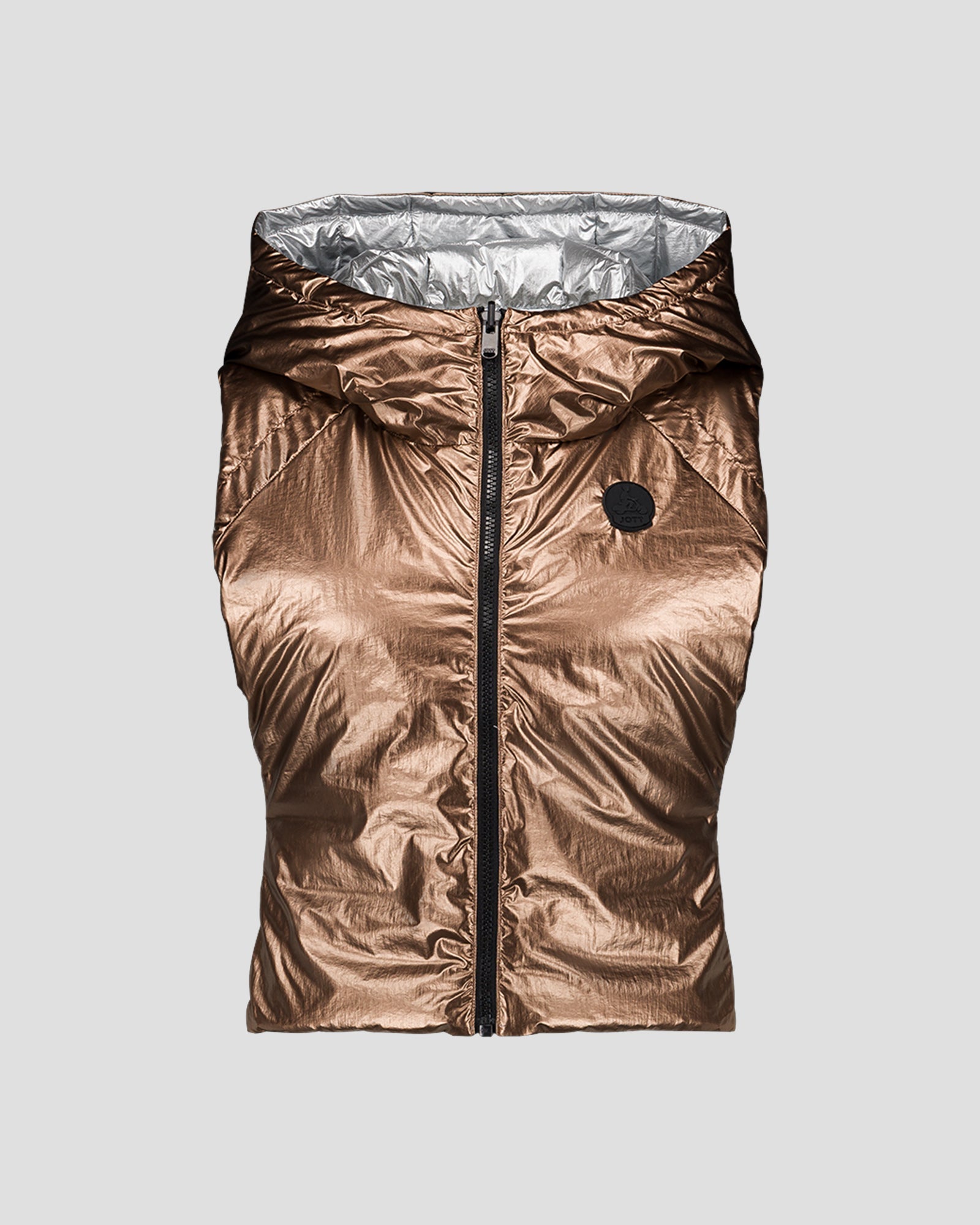 Capuche métallique Argent Alae metallic