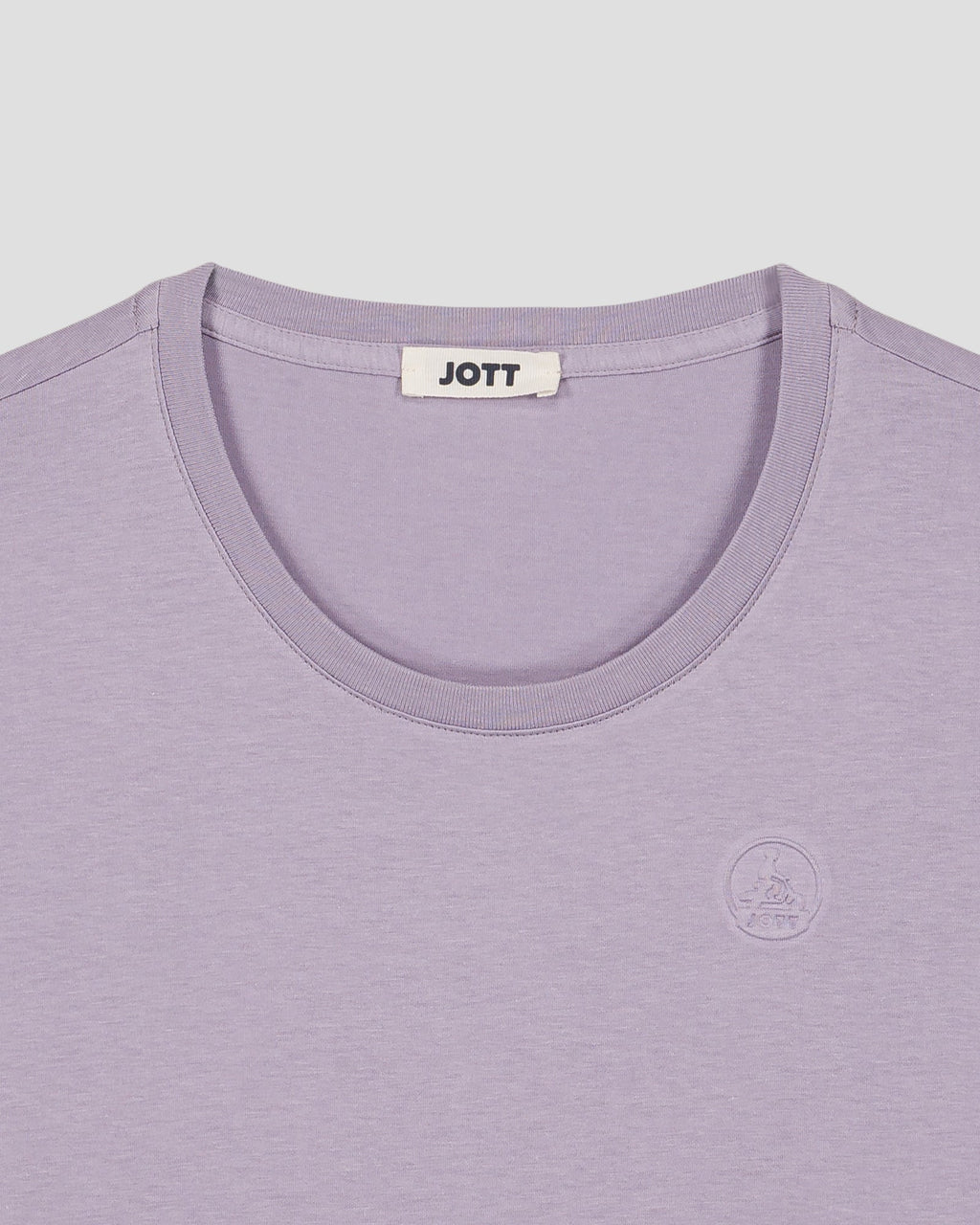 T-shirt à col rond femme en coton Encens violet Angel 2.0