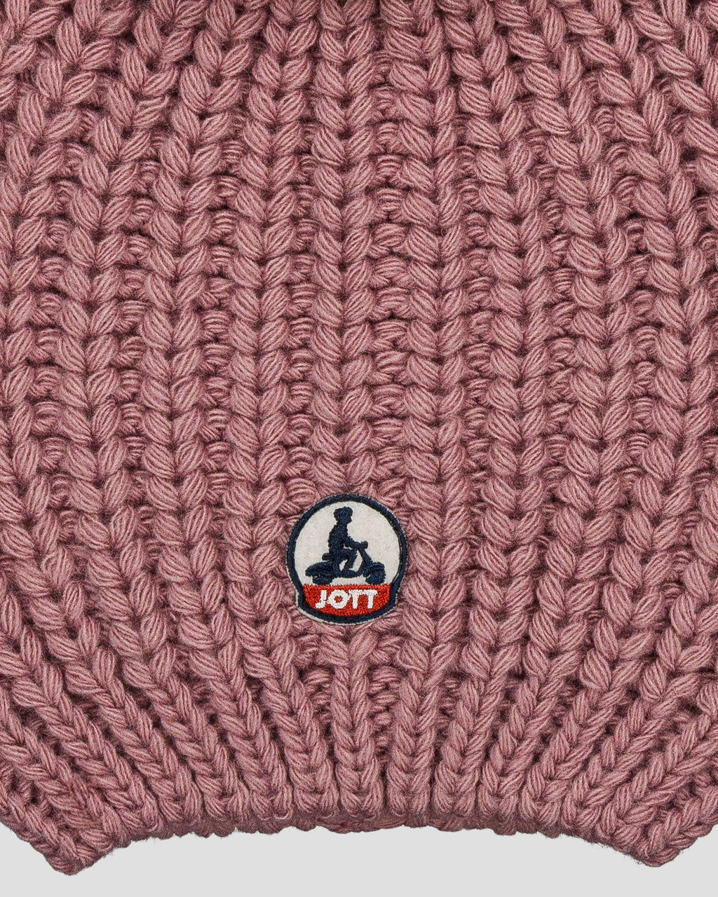 Bonnet à pompons Rose antique Langley