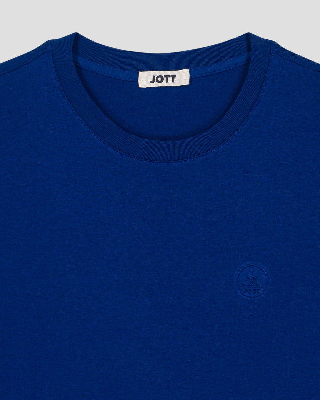 T-shirt à col rond homme en coton Bleu cobalt Pedro