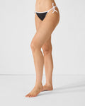 Bas de maillot de bain brésilien Noir/blanc Maddie bottom
