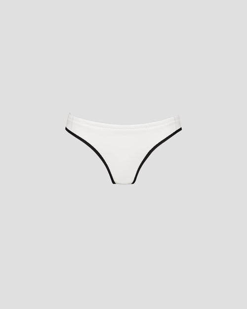 Bas de maillot de bain en néoprène Blanc Jisoo bottom