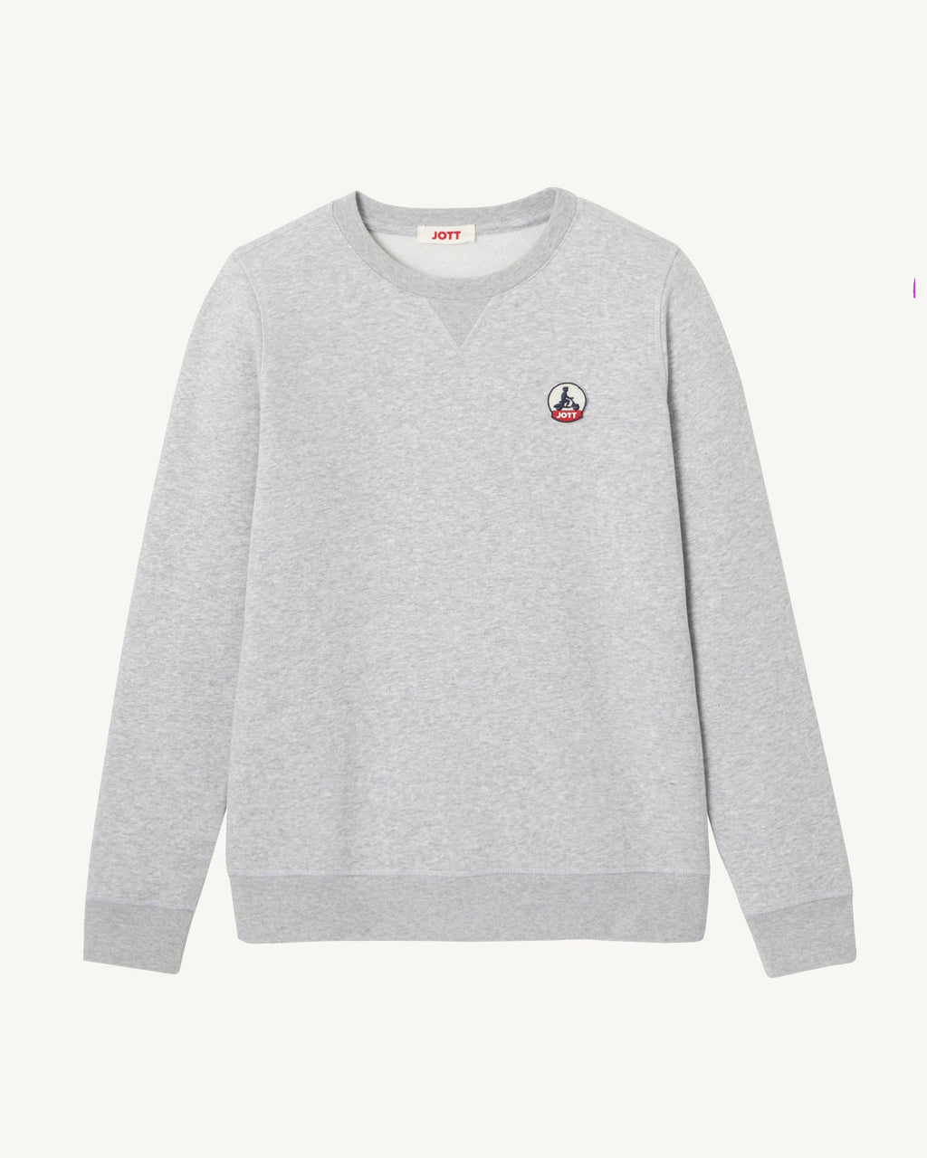 Sweat en coton biologique Gris chiné Elvas